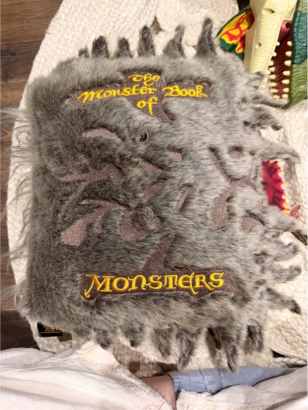 Harry Potter monster book pillow